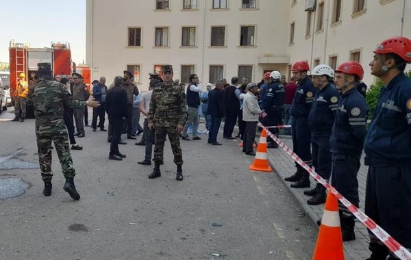 Gəncədə yanğın olan xəstəxanadan 148 nəfər təxliyə edilib - FOTO/VİDEO