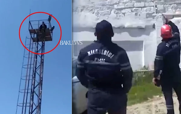 Xilasedicilər Bakıda intihara cəhdin qarşısını belə aldılar - VİDEO