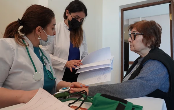 Qocalar pulsuz tibbi müayinə olundular - FOTO
