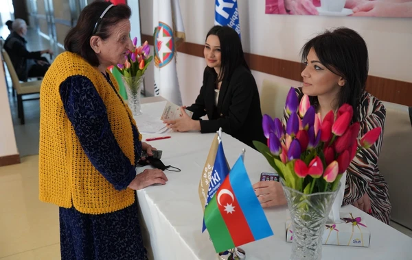 Qocalar pulsuz tibbi müayinə olundular - FOTO