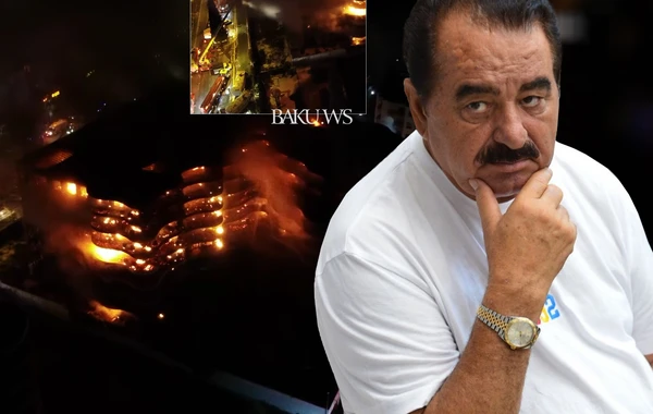 Türkiyədə DƏHŞƏTLİ YANĞIN - İbrahim Tatlısesin də evi yandı - FOTO/VİDEO