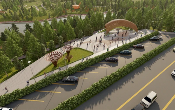Azərbaycanda yeni salınacaq park BELƏ OLACAQ - FOTOLAR