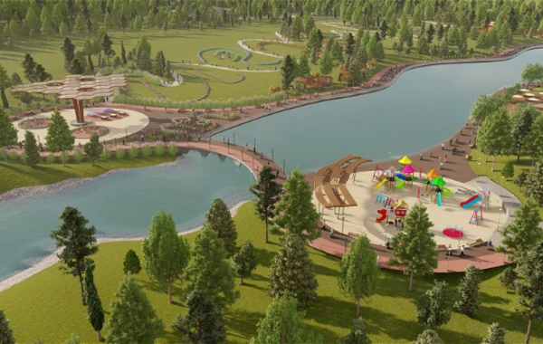 Azərbaycanda yeni salınacaq park BELƏ OLACAQ - FOTOLAR