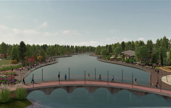 Azərbaycanda yeni salınacaq park BELƏ OLACAQ - FOTOLAR