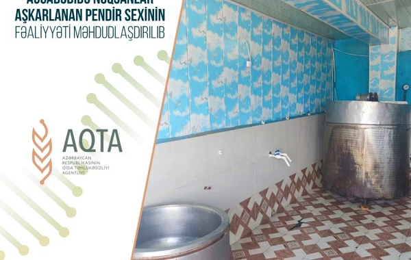 Antisanitar şəraitdə pendir hazırlanmasının qarşısı alınıb - FOTO