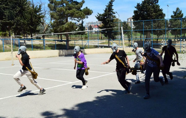 "Şahin" hərbi-idman oyununun Bakı şəhəri üzrə zona mərhələsi keçirilib - FOTO