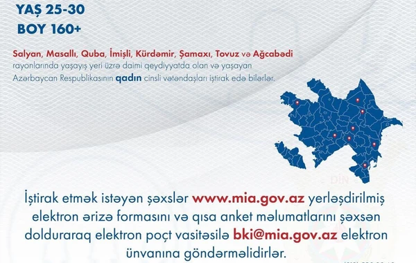 DİN-də işləmək istəyənlərin nəzərinə! - FOTO