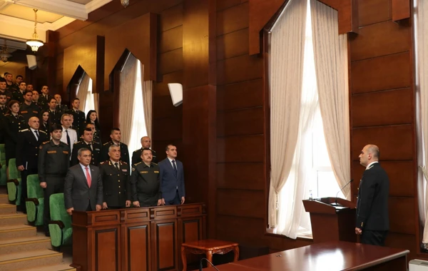 Hərbi Prokurorluqda Heydər Əliyevin 100 illik yubileyi münasibətilə tədbir keçirildi - FOTO