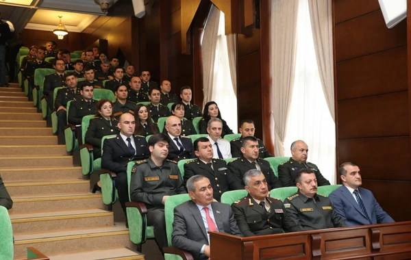 Hərbi Prokurorluqda Heydər Əliyevin 100 illik yubileyi münasibətilə tədbir keçirildi - FOTO