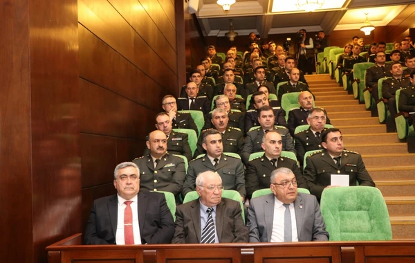 Hərbi Prokurorluqda Heydər Əliyevin 100 illik yubileyi münasibətilə tədbir keçirildi - FOTO