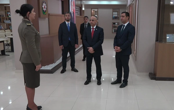 Birləşmiş Ərəb Əmirliklərinin səfiri FHN Akademiyasında olub - FOTO