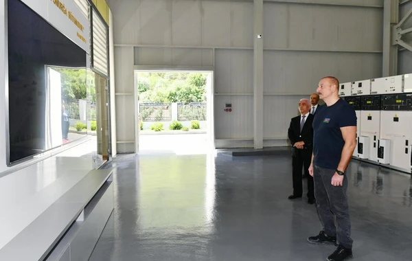 Prezident “Azərenerji” ASC-nin Zəngilanda “Sarıqışlaq” Su Elektrik Stansiyasında tikinti işlərinin gedişi ilə tanış olub - FOTO