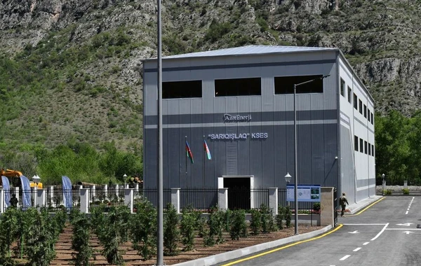 Prezident “Azərenerji” ASC-nin Zəngilanda “Sarıqışlaq” Su Elektrik Stansiyasında tikinti işlərinin gedişi ilə tanış olub - FOTO