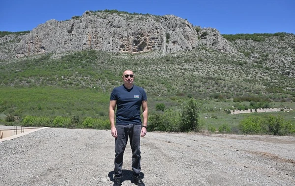 Zəngilanda otel kompleksinin təməli qoyulub - FOTO