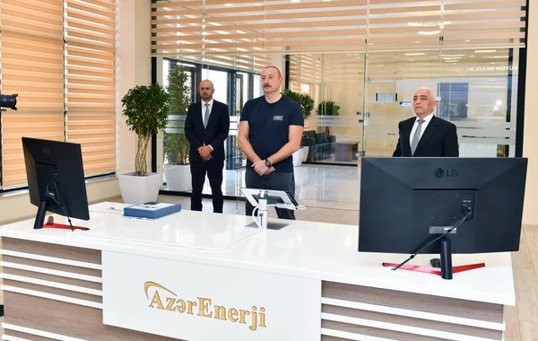 Prezident İlham Əliyev 330 kV-luq “Cəbrayıl” qovşaq yarımstansiyasının açılışını edib - FOTO