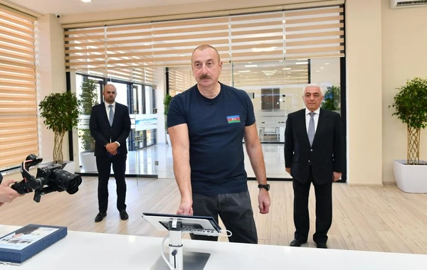 Prezident İlham Əliyev 330 kV-luq “Cəbrayıl” qovşaq yarımstansiyasının açılışını edib - FOTO