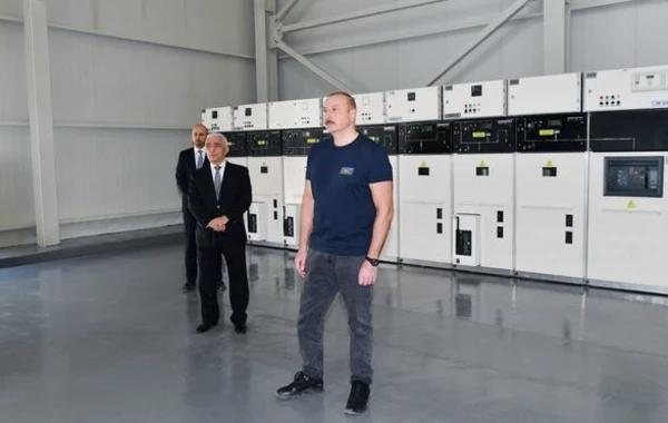 Ильхам Алиев ознакомился с ходом строительных работ на ГЭС "Сарыгышлаг" в Зангилане - ФОТО