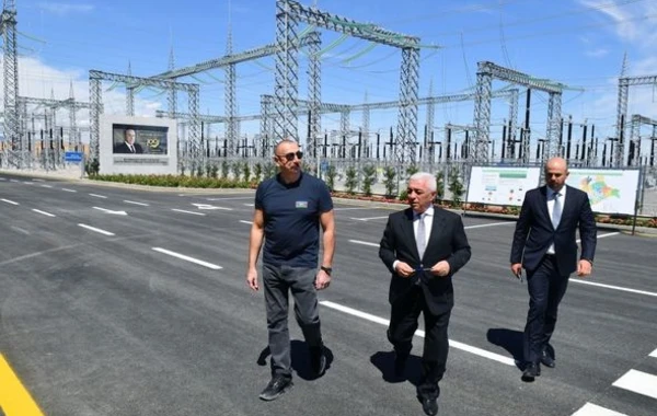 Президент Ильхам Алиев открыл 330-киловольтную узловую подстанцию "Джебраил" - ФОТО