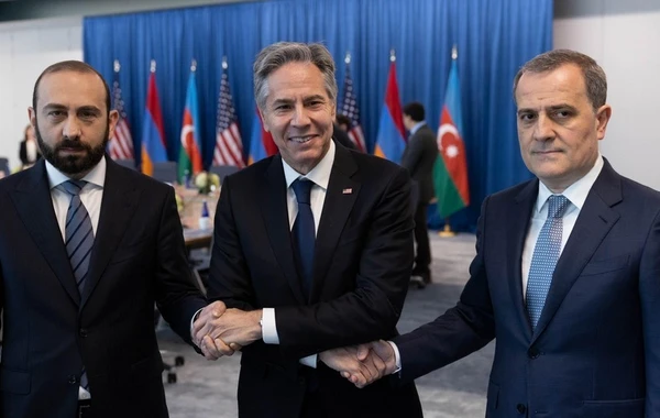 Blinkenin iştirakı ilə Azərbaycan və Ermənistan XİN rəhbərlərinin görüşü keçirilib - YENİLƏNİB - 2
