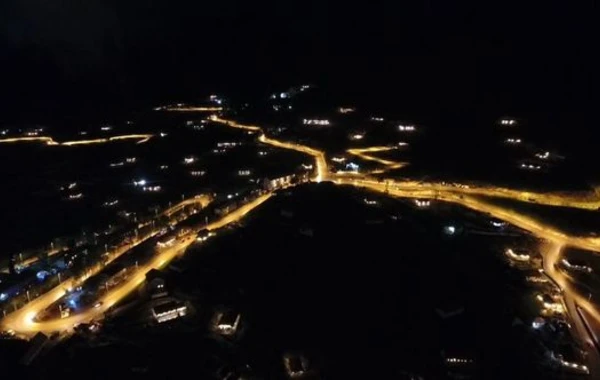 Laçının yolları gecələr işıq saçır - FOTO