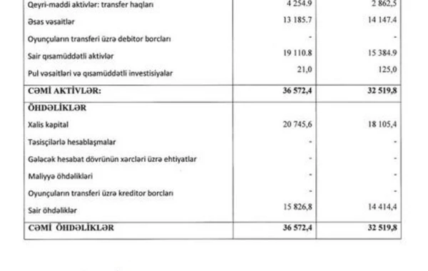 “Qarabağ” maliyyə hesabatını açıqladı: Klubun gəlirləri iki dəfə artıb - FOTO