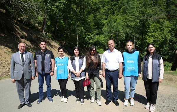 Leyla Əliyeva Ulu Öndərin 100 illiyinə həsr edilən ekoloji aksiyalarda iştirak edib - FOTO