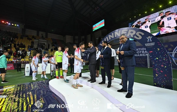 Bakıda keçirilən Beynəlxalq Minifutbol Turniri başa çatıb - FOTO