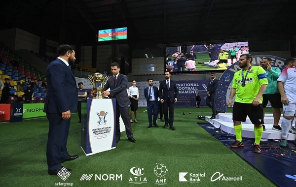 Bakıda keçirilən Beynəlxalq Minifutbol Turniri başa çatıb - FOTO