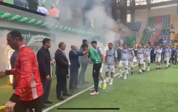 FHN-in komandası Ulu Öndər Heydər Əliyevin 100 illiyinə həsr olunmuş minifutbol turnirinin qalibi olub - VİDEO