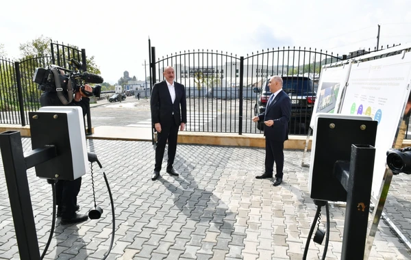 İlham Əliyev Şuşa Elektrik Şəbəkələrinin İnnovativ Texnologiyalar Mərkəzinin açılışını edib - YENİLƏNİB - FOTO