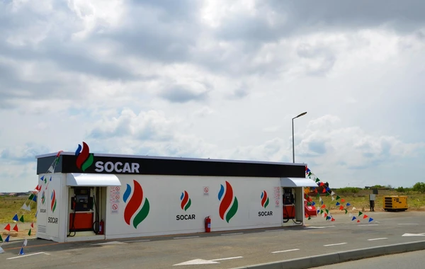 В Нардаране введена в эксплуатацию АЗС модульного типа под брендом SOCAR - ФОТО