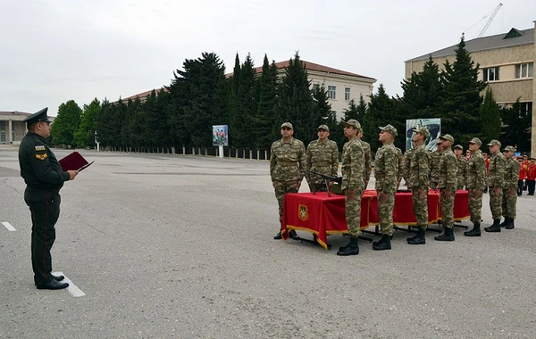 Azərbaycan Ordusunda andiçmə mərasimləri keçirilib - FOTO/VİDEO