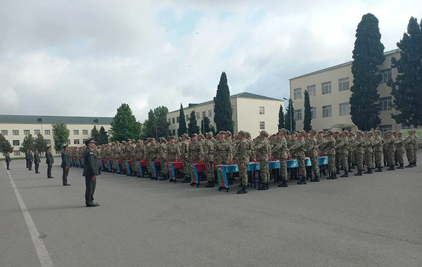 Azərbaycan Ordusunda andiçmə mərasimləri keçirilib - FOTO/VİDEO