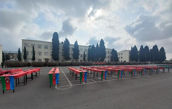 В армии Азербайджана состоялись церемонии принятия Военной присяги - ФОТО