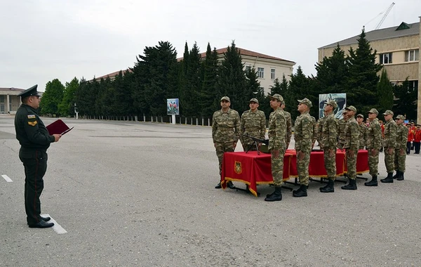 В армии Азербайджана состоялись церемонии принятия Военной присяги - ФОТО
