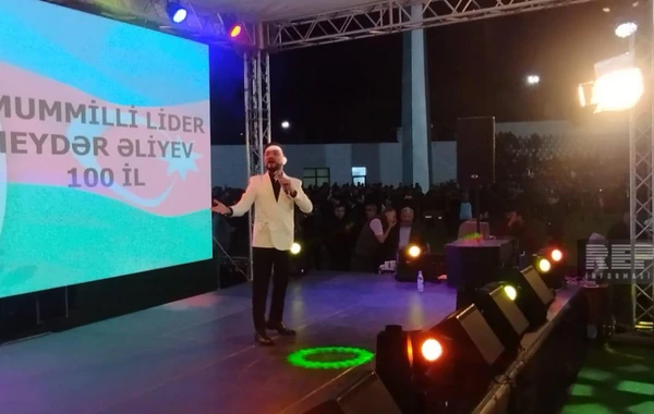 Şimal bölgəsində Heydər Əliyevin 100 illik yubileyi ilə bağlı konsert təşkil olunub - FOTO