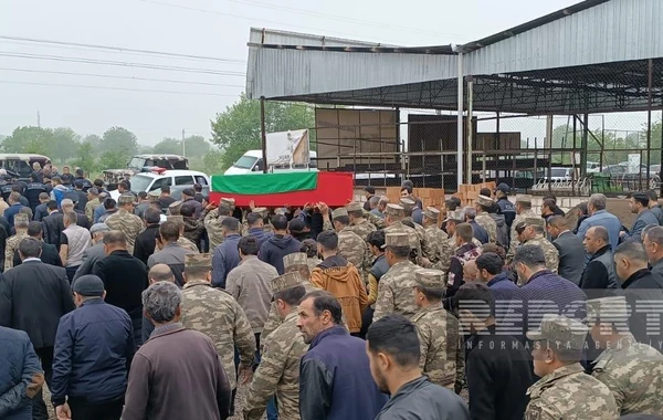Şəhid Orxan Novruzəlizadə dəfn olunub - FOTO - YENİLƏNİB - 1