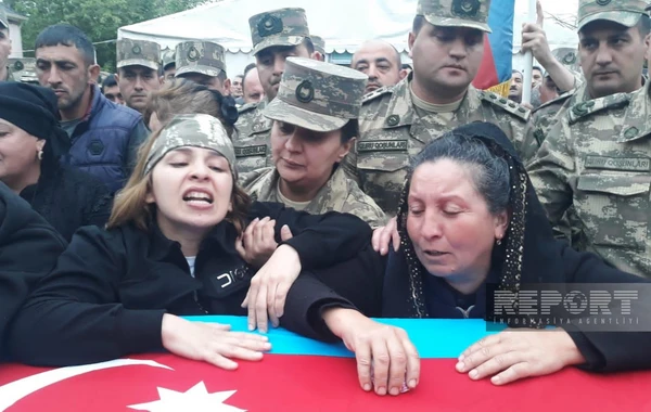 Şəhid Orxan Novruzəlizadə dəfn olunub - FOTO - YENİLƏNİB - 1