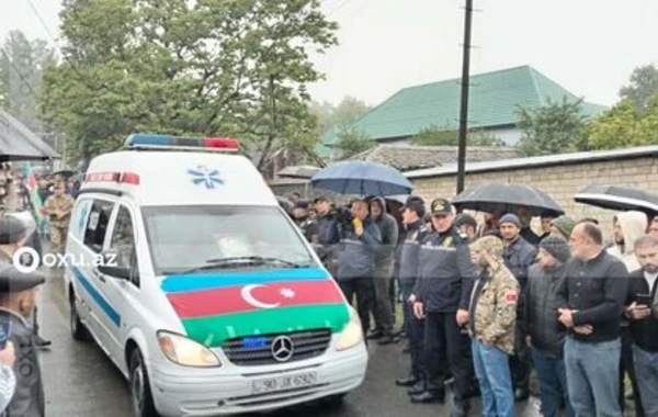 Şəhid Məhəmməd Qarayev Qəbələdə dəfn edilib - YENİLƏNİB - FOTO