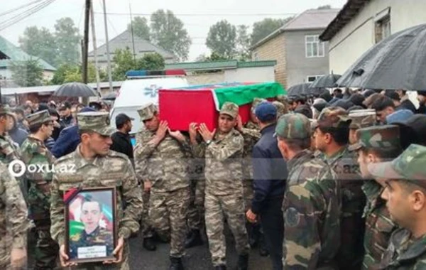 Şəhid Məhəmməd Qarayev Qəbələdə dəfn edilib - YENİLƏNİB - FOTO