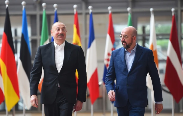 Prezident İlham Əliyevin Brüsseldə Şarl Mişellə görüşü olub - FOTO/VİDEO - YENİLƏNİB