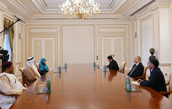 Ильхам Алиев принял президента Арабского парламента - ОБНОВЛЕНО + ФОТО