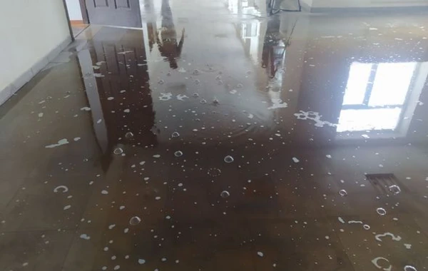 Zaqatalada ildırım vuran məktəbdə hazırda vəziyyət necədir? - FOTO/VİDEO