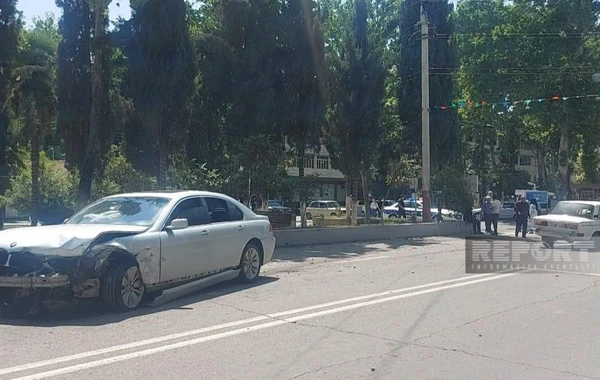 Göyçayda avtomobillər toqquşub, 5 nəfər xəsarət alıb - FOTO