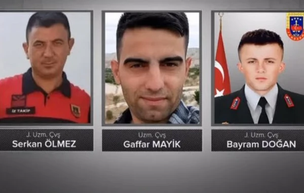 Türkiyədə terrorçularla atışmada şəhid olanların sayı artdı - FOTO