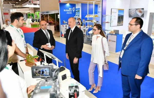 Ильхам Алиев и Мехрибан Алиева ознакомились с выставками Caspian Agro, InterFood Azerbaijan - ОБНОВЛЕНО + ФОТО