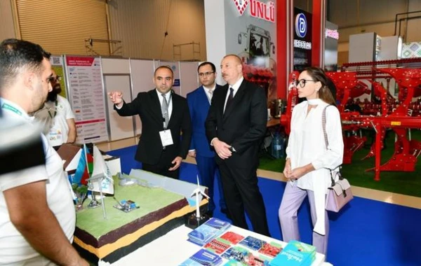 Ильхам Алиев и Мехрибан Алиева ознакомились с выставками Caspian Agro, InterFood Azerbaijan - ОБНОВЛЕНО + ФОТО