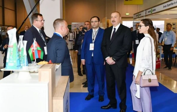 Ильхам Алиев и Мехрибан Алиева ознакомились с выставками Caspian Agro, InterFood Azerbaijan - ОБНОВЛЕНО + ФОТО