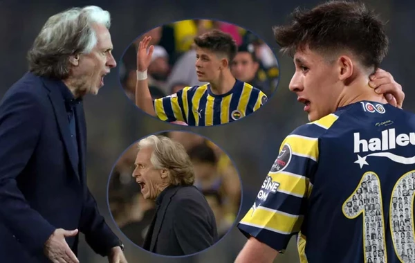 Arda Gülərdən Jorji Jezuşa əl hərəkəti: Xəbərdarlıq edildi - FOTO