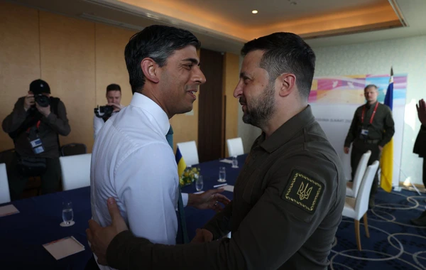 Rişi Sunak Zelenski ilə görüşüb